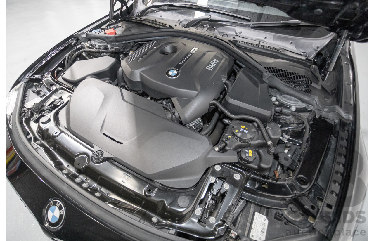 06/2017 BMW 330i M-Sport F30 LCI MY18 4D Sedan Black Sapphire Metallic Turbo 2.0L