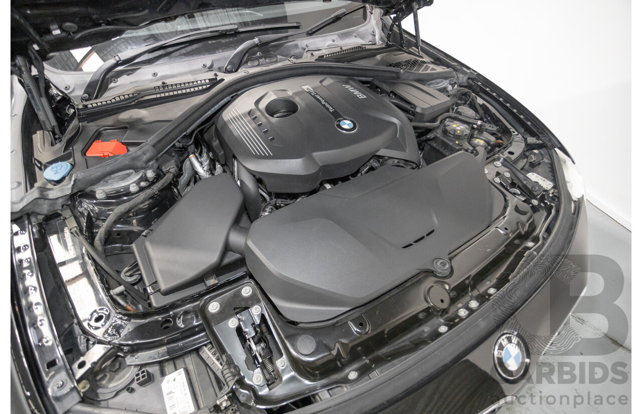 06/2017 BMW 330i M-Sport F30 LCI MY18 4D Sedan Black Sapphire Metallic Turbo 2.0L