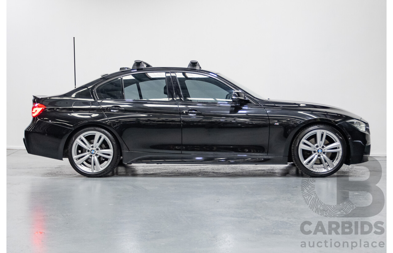 06/2017 BMW 330i M-Sport F30 LCI MY18 4D Sedan Black Sapphire Metallic Turbo 2.0L