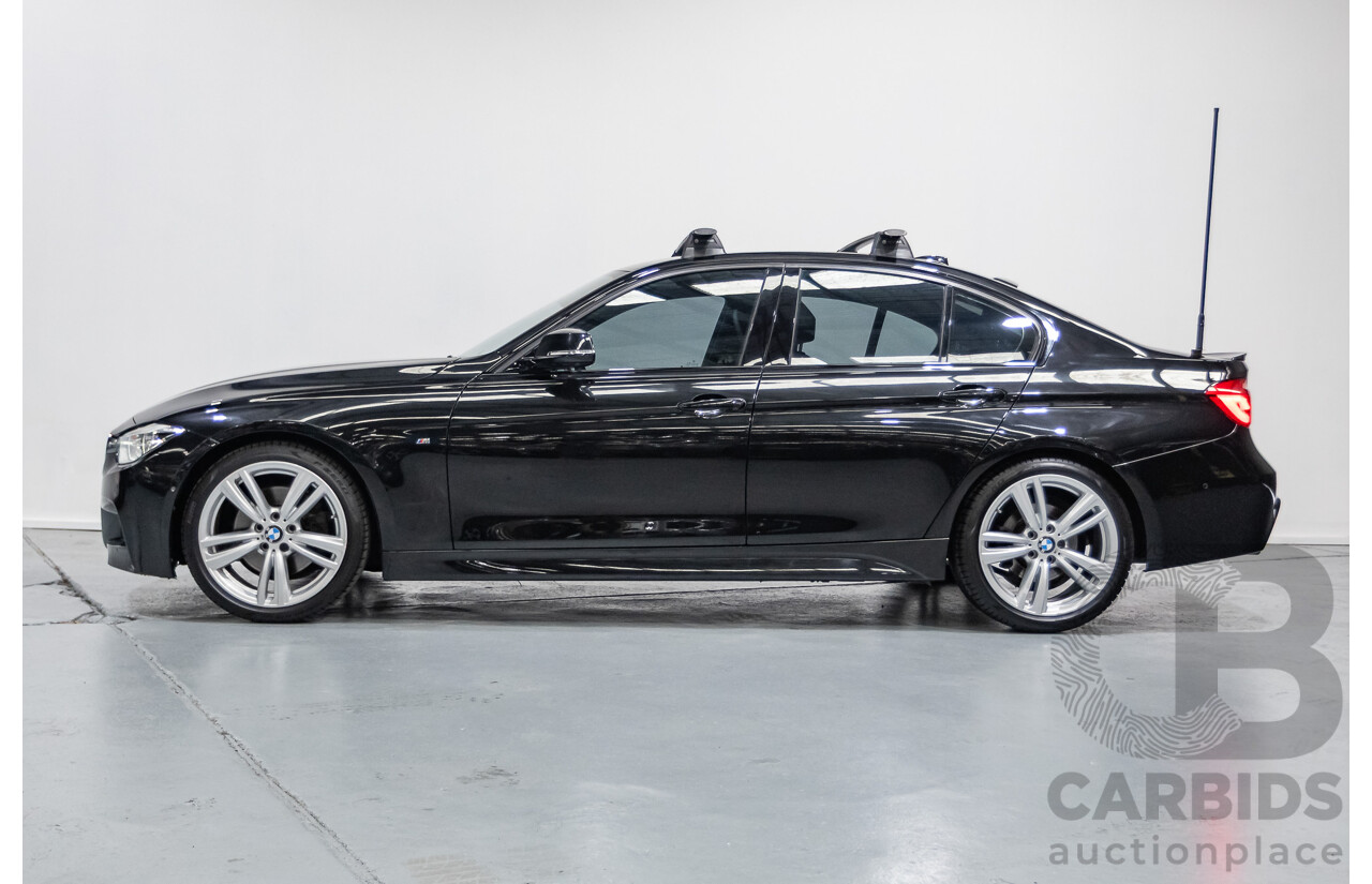 06/2017 BMW 330i M-Sport F30 LCI MY18 4D Sedan Black Sapphire Metallic Turbo 2.0L