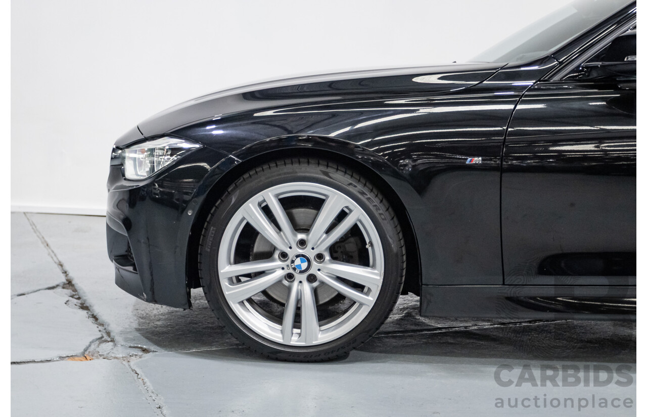 06/2017 BMW 330i M-Sport F30 LCI MY18 4D Sedan Black Sapphire Metallic Turbo 2.0L