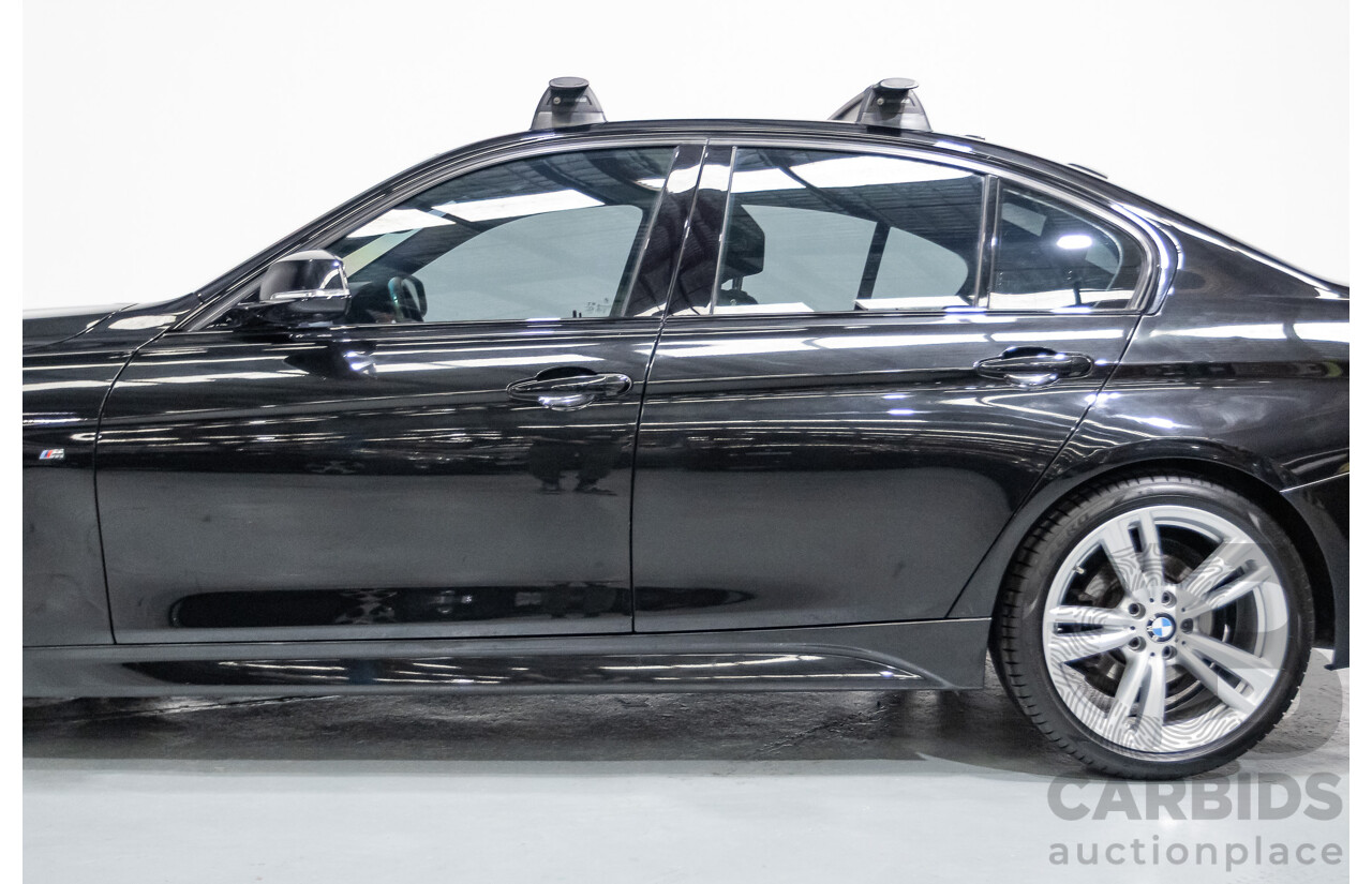06/2017 BMW 330i M-Sport F30 LCI MY18 4D Sedan Black Sapphire Metallic Turbo 2.0L