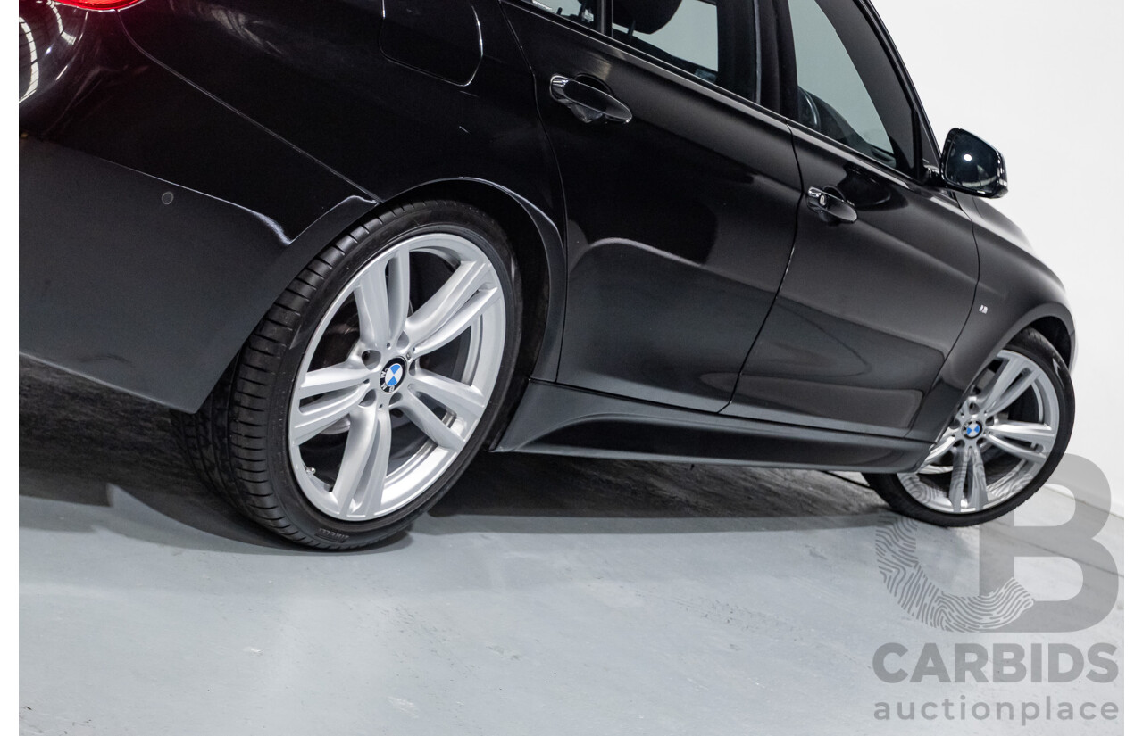 06/2017 BMW 330i M-Sport F30 LCI MY18 4D Sedan Black Sapphire Metallic Turbo 2.0L