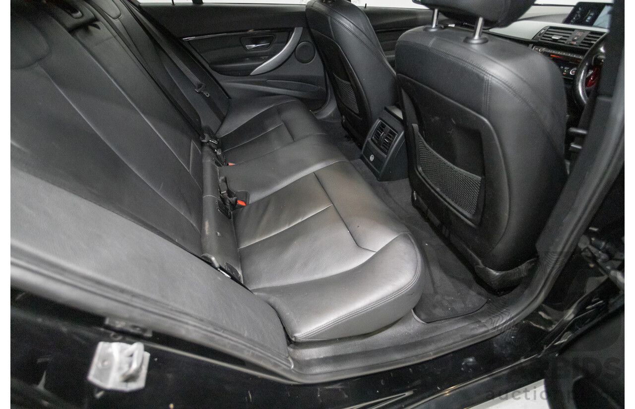 06/2017 BMW 330i M-Sport F30 LCI MY18 4D Sedan Black Sapphire Metallic Turbo 2.0L