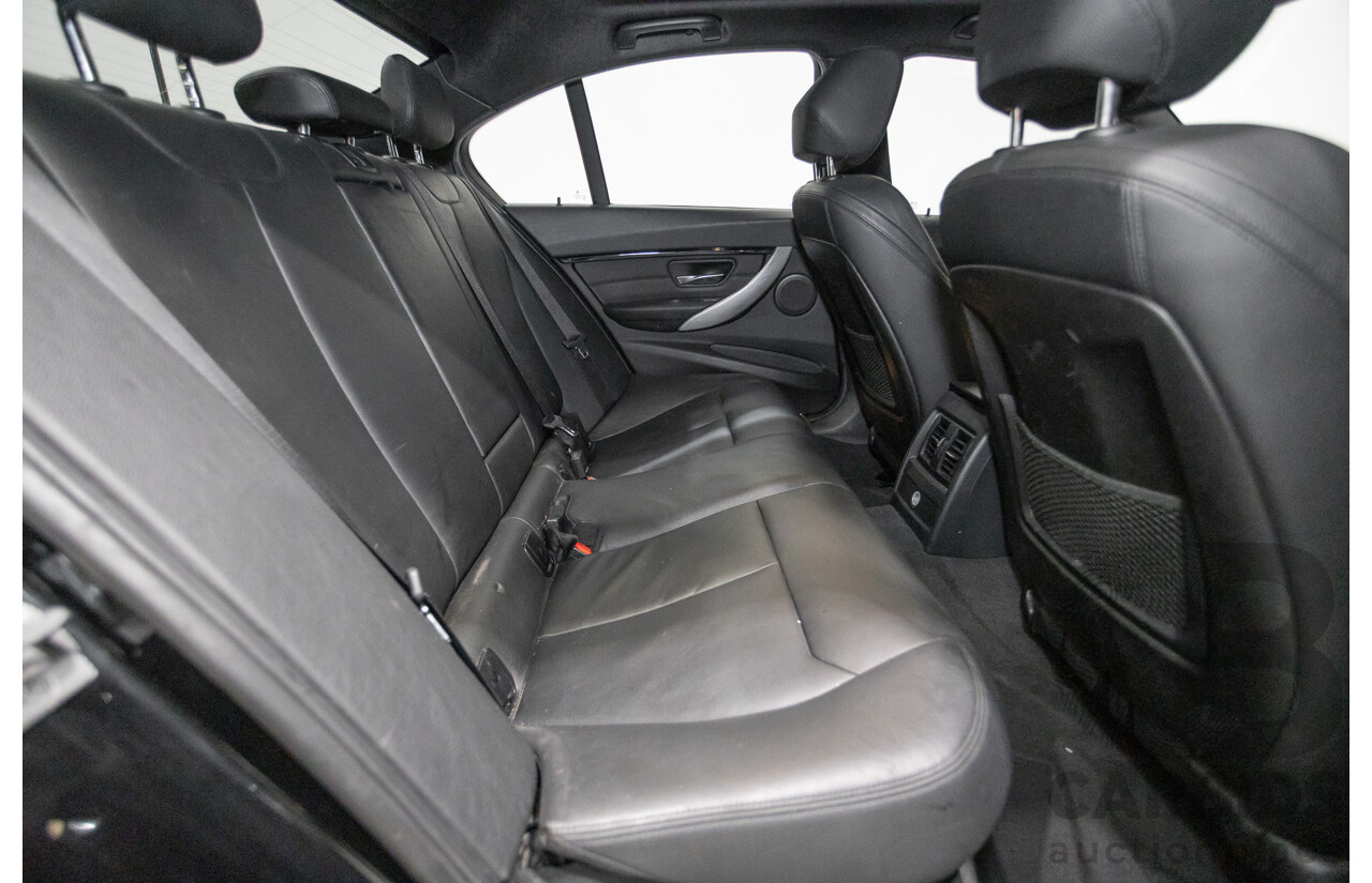 06/2017 BMW 330i M-Sport F30 LCI MY18 4D Sedan Black Sapphire Metallic Turbo 2.0L