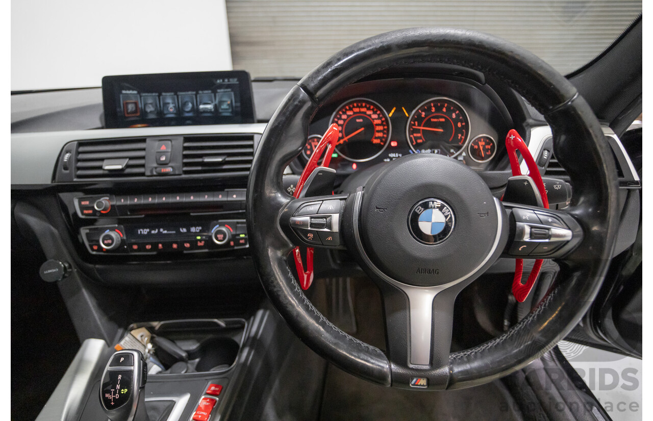 06/2017 BMW 330i M-Sport F30 LCI MY18 4D Sedan Black Sapphire Metallic Turbo 2.0L