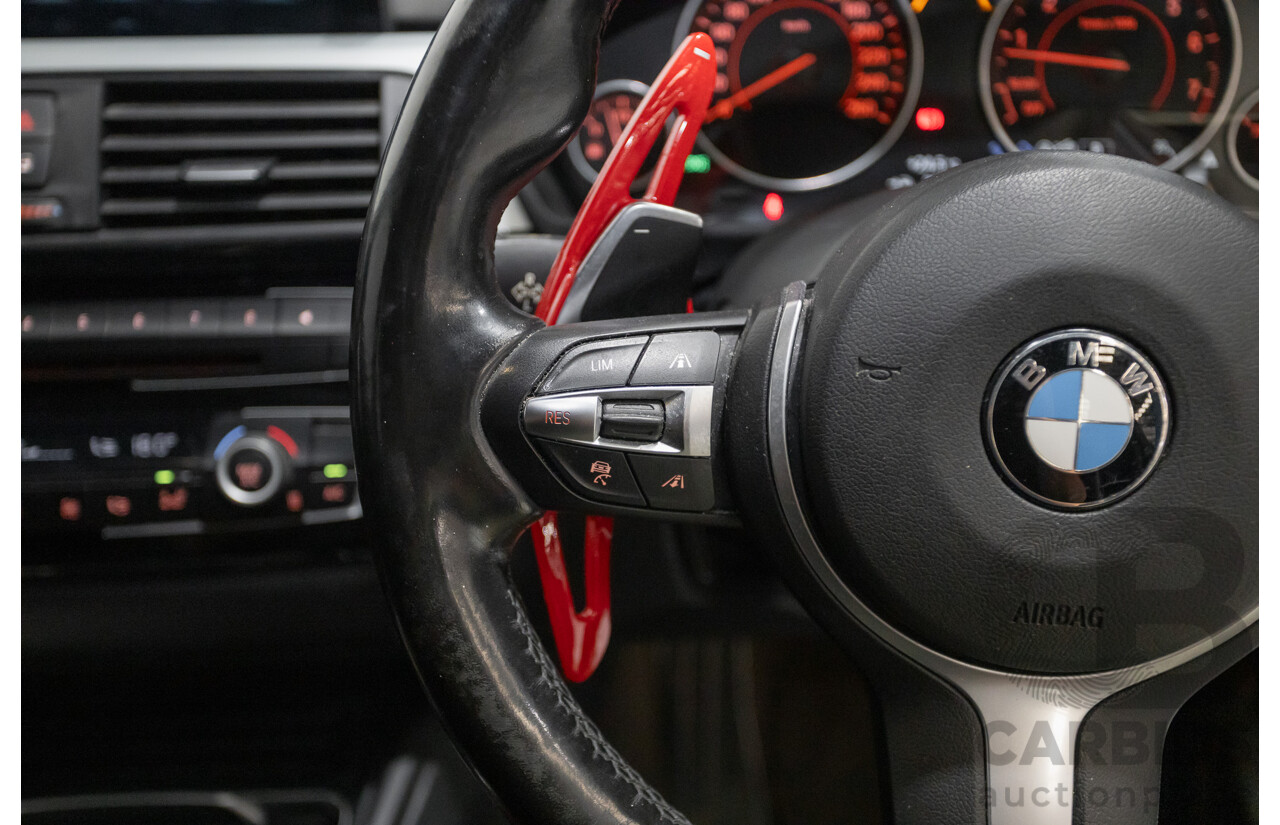 06/2017 BMW 330i M-Sport F30 LCI MY18 4D Sedan Black Sapphire Metallic Turbo 2.0L