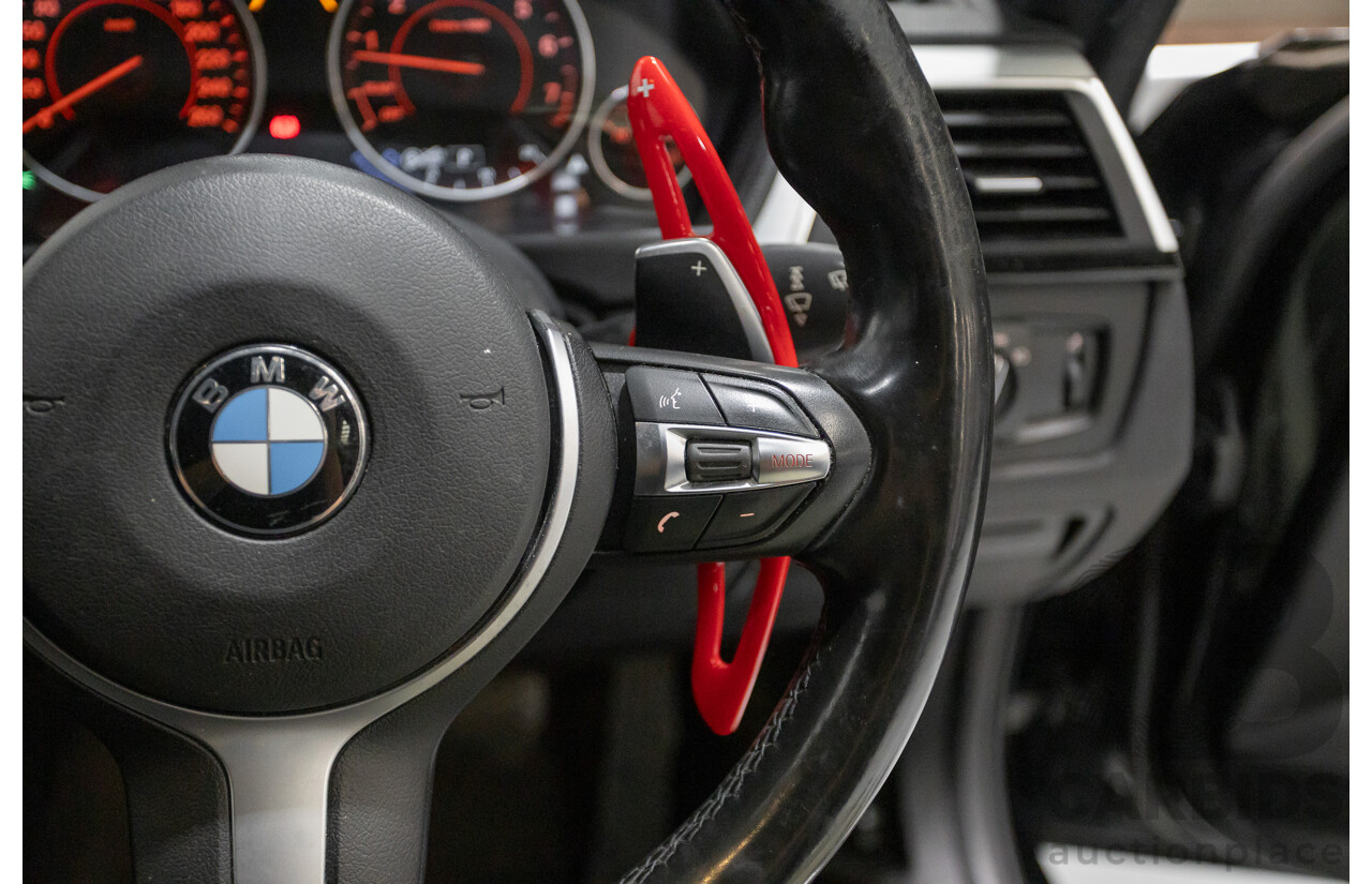 06/2017 BMW 330i M-Sport F30 LCI MY18 4D Sedan Black Sapphire Metallic Turbo 2.0L