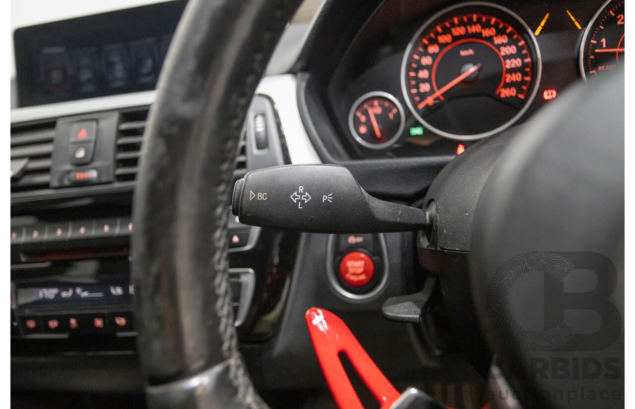 06/2017 BMW 330i M-Sport F30 LCI MY18 4D Sedan Black Sapphire Metallic Turbo 2.0L