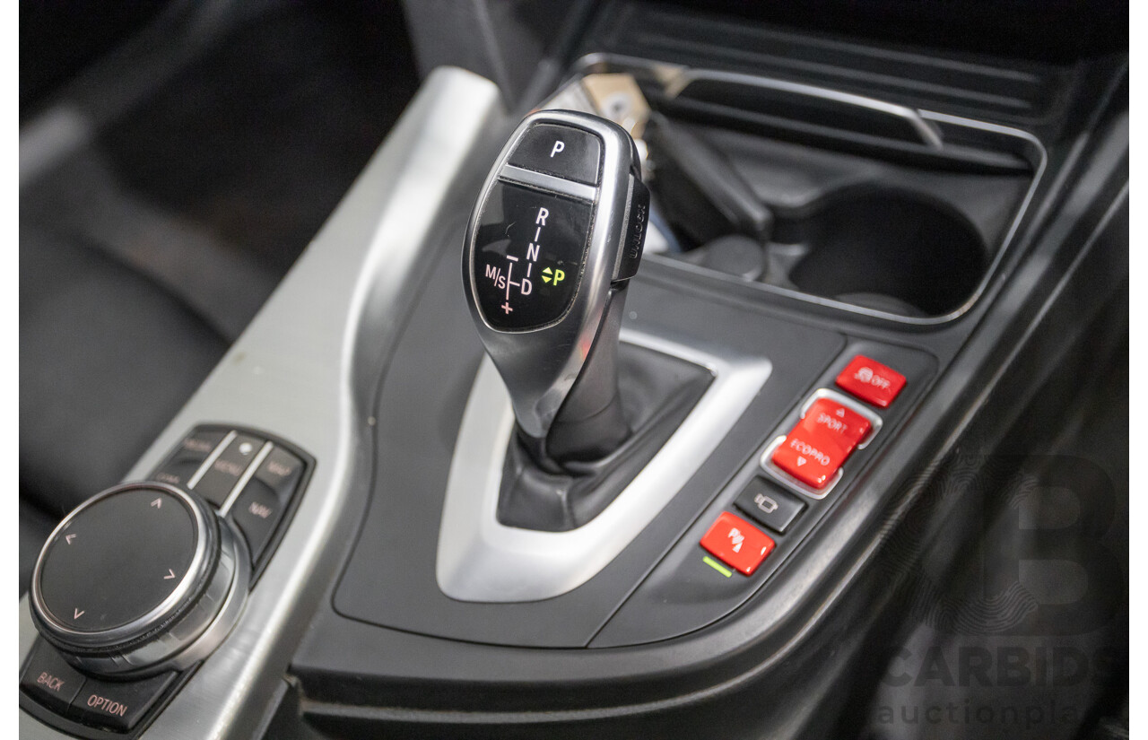 06/2017 BMW 330i M-Sport F30 LCI MY18 4D Sedan Black Sapphire Metallic Turbo 2.0L