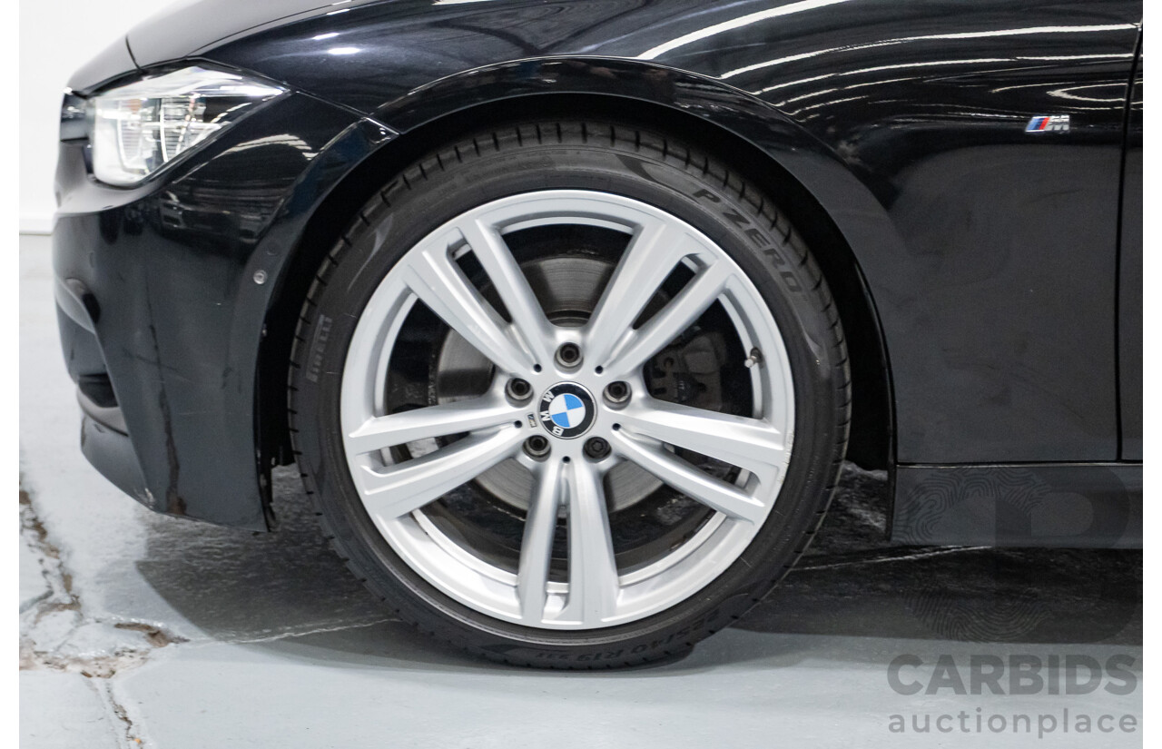 06/2017 BMW 330i M-Sport F30 LCI MY18 4D Sedan Black Sapphire Metallic Turbo 2.0L