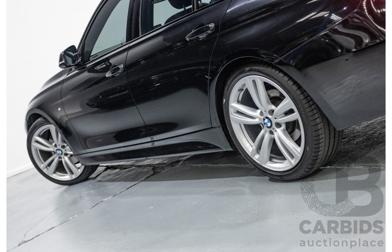 06/2017 BMW 330i M-Sport F30 LCI MY18 4D Sedan Black Sapphire Metallic Turbo 2.0L