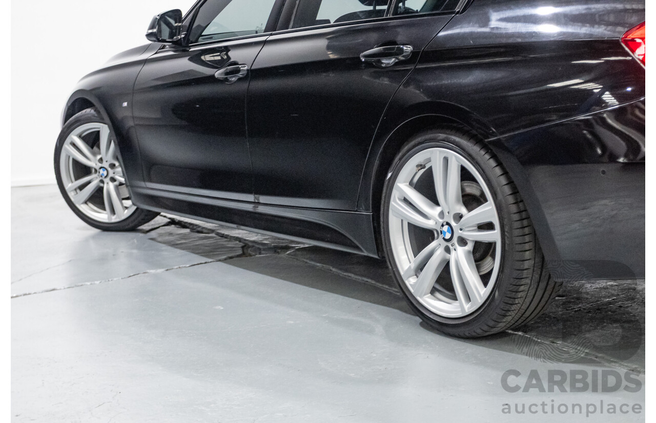 06/2017 BMW 330i M-Sport F30 LCI MY18 4D Sedan Black Sapphire Metallic Turbo 2.0L