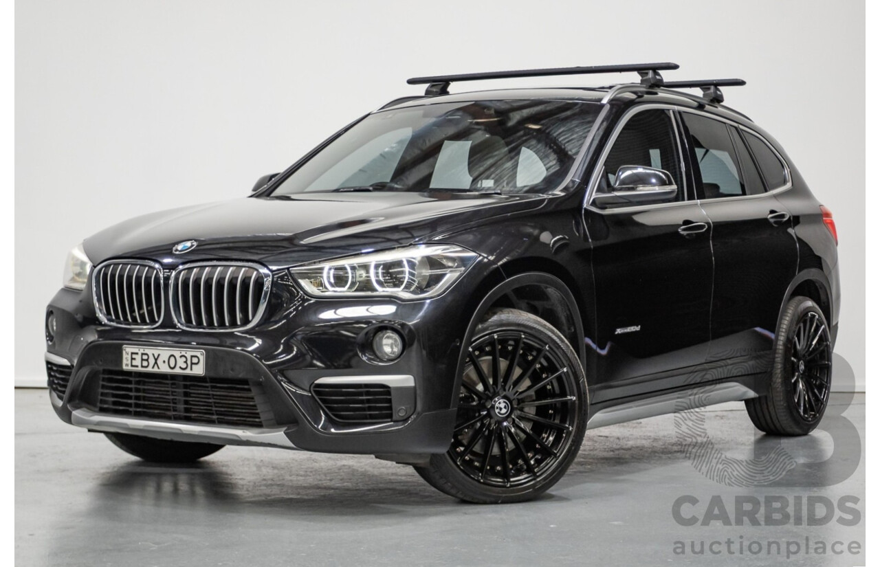 10/2015 BMW X1 xDrive20d (AWD) F48 4D Wagon Black Sapphire Metallic Turbo Diesel 2.0L