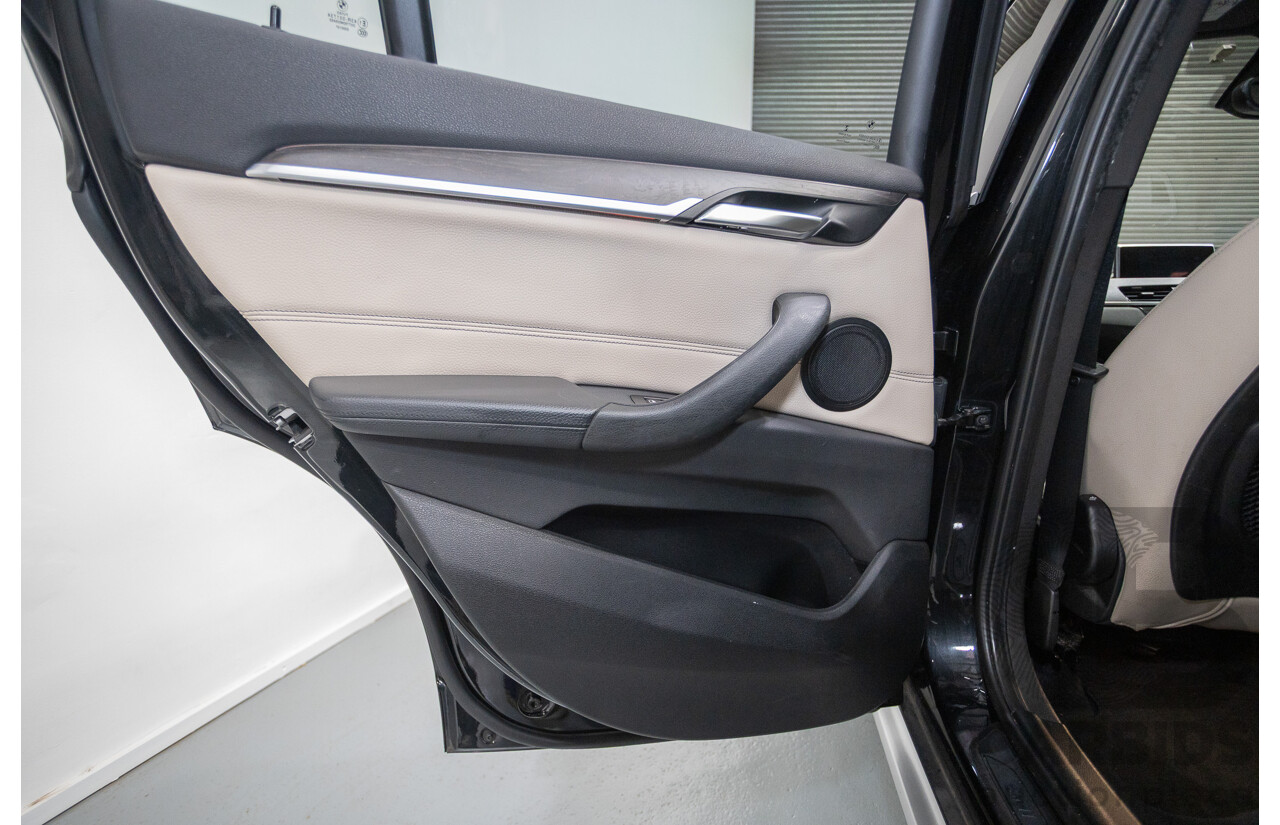 10/2015 BMW X1 xDrive20d (AWD) F48 4D Wagon Black Sapphire Metallic Turbo Diesel 2.0L