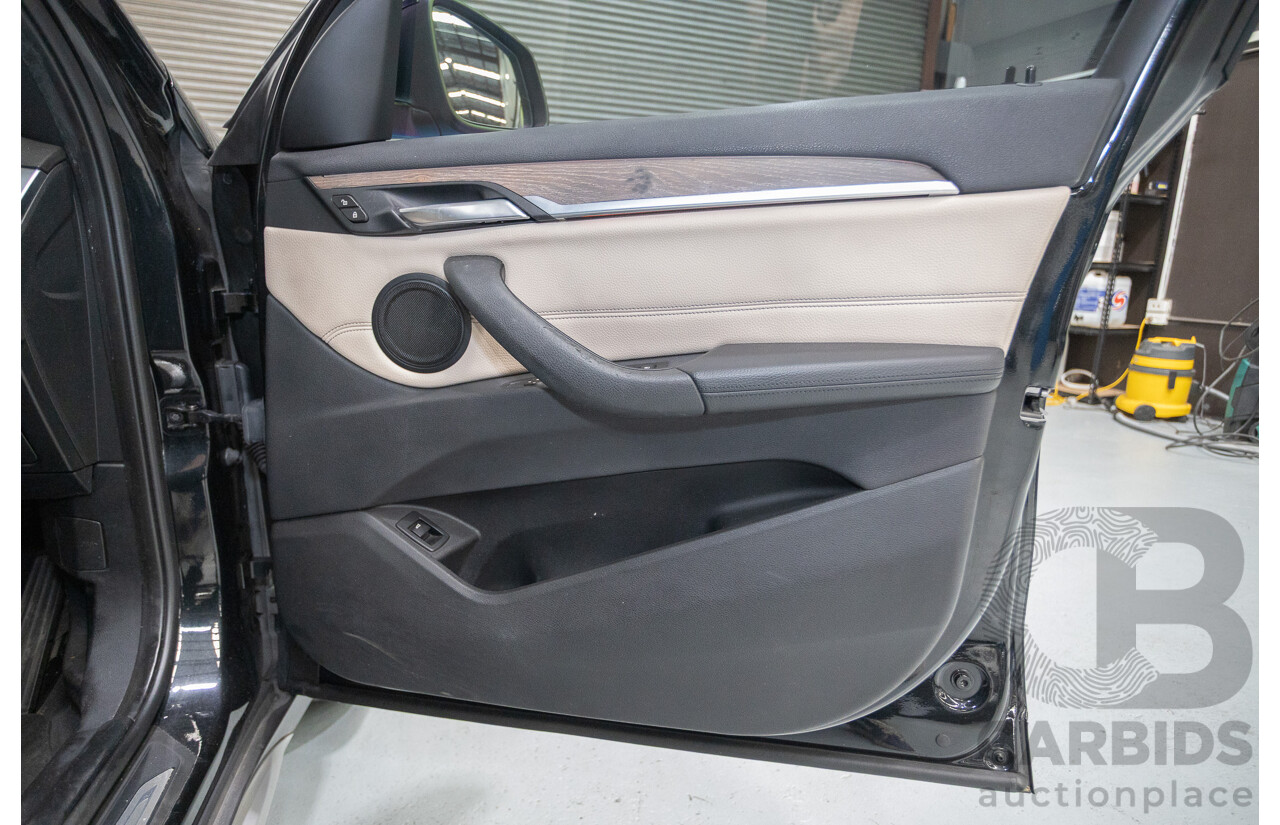 10/2015 BMW X1 xDrive20d (AWD) F48 4D Wagon Black Sapphire Metallic Turbo Diesel 2.0L