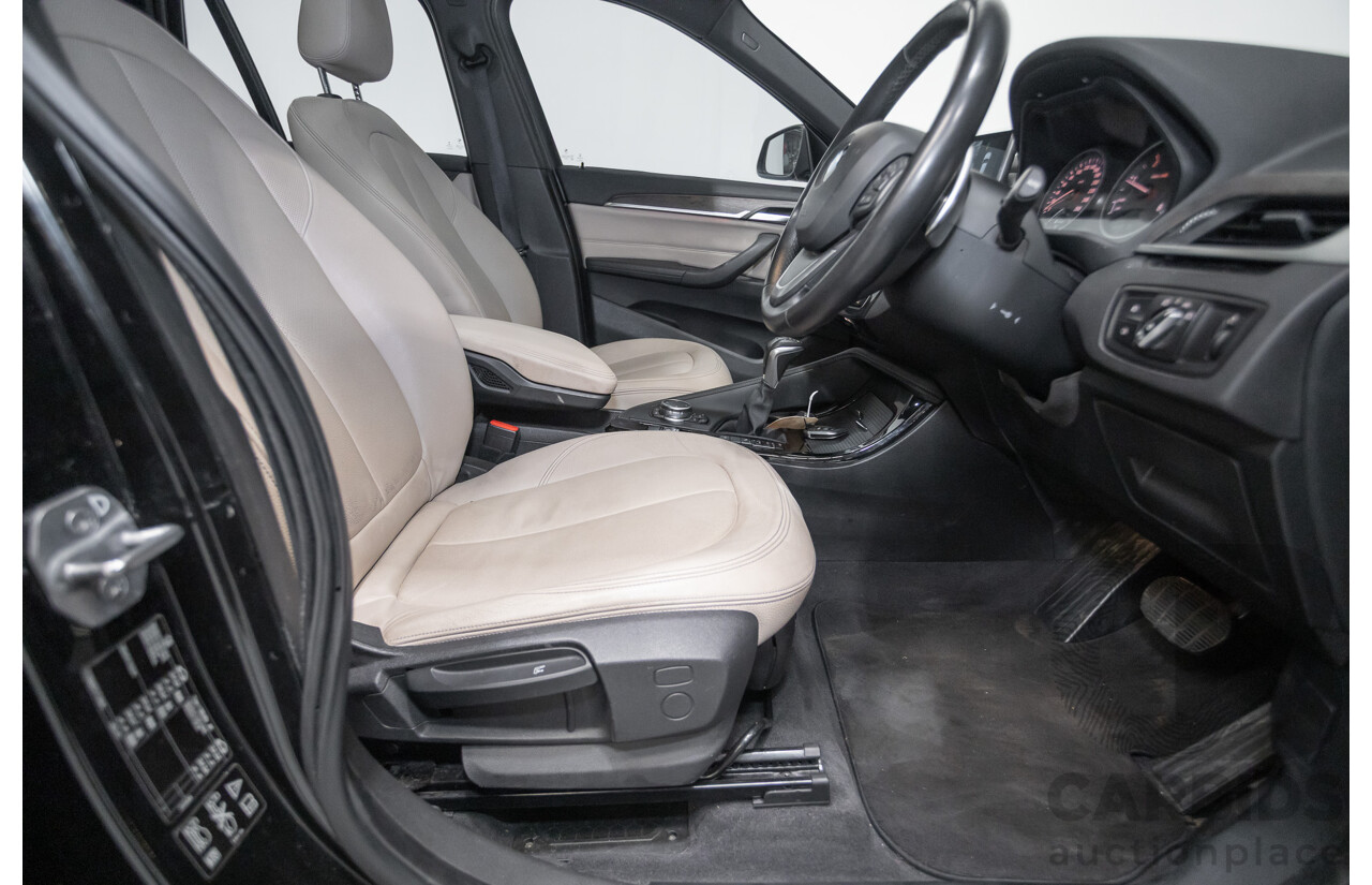 10/2015 BMW X1 xDrive20d (AWD) F48 4D Wagon Black Sapphire Metallic Turbo Diesel 2.0L