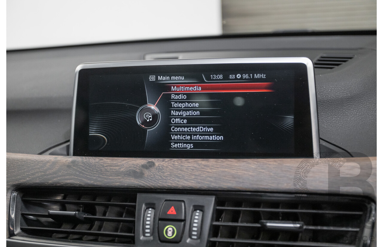 10/2015 BMW X1 xDrive20d (AWD) F48 4D Wagon Black Sapphire Metallic Turbo Diesel 2.0L