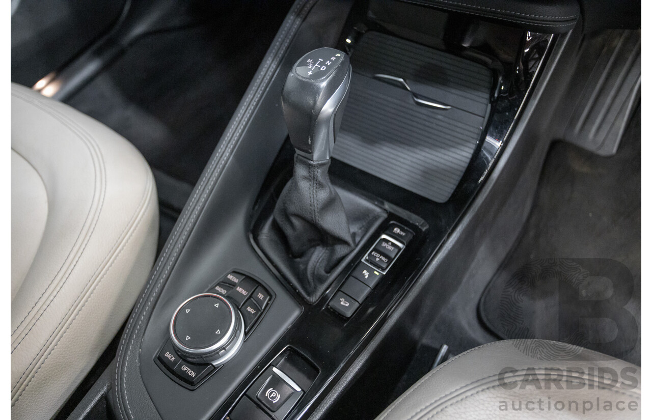 10/2015 BMW X1 xDrive20d (AWD) F48 4D Wagon Black Sapphire Metallic Turbo Diesel 2.0L