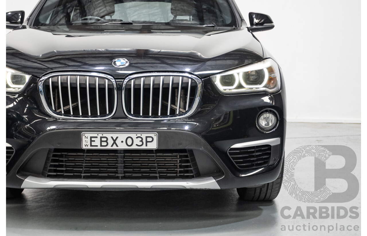 10/2015 BMW X1 xDrive20d (AWD) F48 4D Wagon Black Sapphire Metallic Turbo Diesel 2.0L