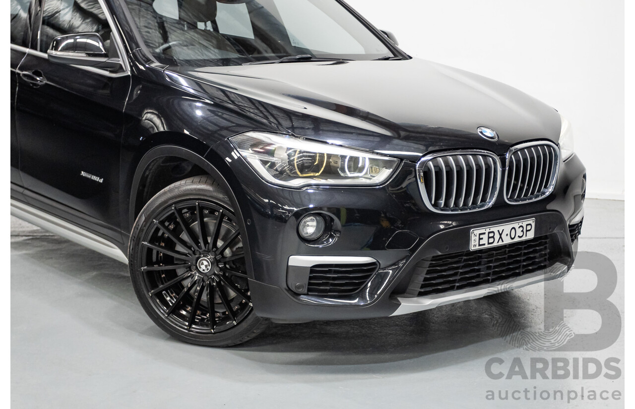 10/2015 BMW X1 xDrive20d (AWD) F48 4D Wagon Black Sapphire Metallic Turbo Diesel 2.0L