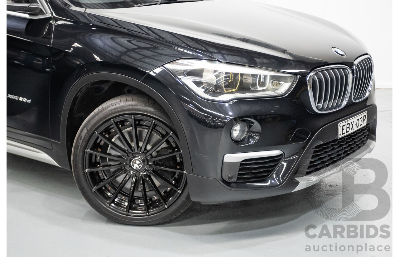 10/2015 BMW X1 xDrive20d (AWD) F48 4D Wagon Black Sapphire Metallic Turbo Diesel 2.0L