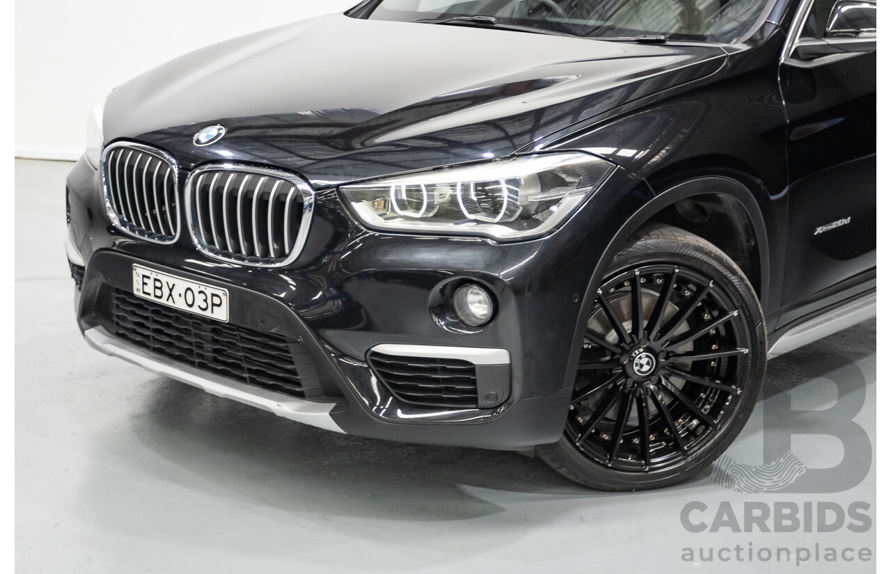 10/2015 BMW X1 xDrive20d (AWD) F48 4D Wagon Black Sapphire Metallic Turbo Diesel 2.0L