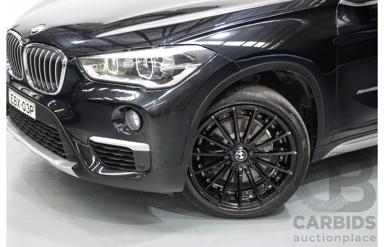 10/2015 BMW X1 xDrive20d (AWD) F48 4D Wagon Black Sapphire Metallic Turbo Diesel 2.0L