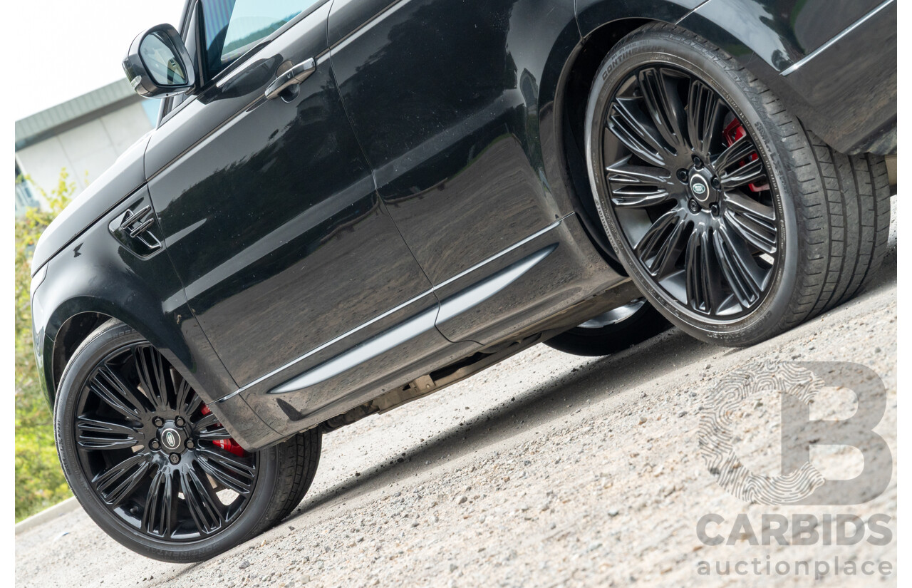 08/2019 Land Rover Range Rover Sport HSE Dynamic V8 SC (AWD) LW MY19.5 4d Wagon Ultimate Black Supercharged V8 5.0L