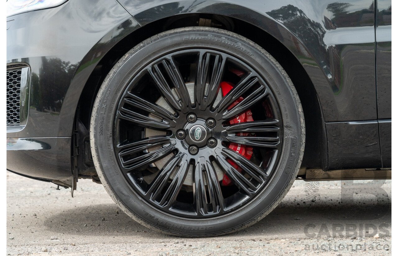 08/2019 Land Rover Range Rover Sport HSE Dynamic V8 SC (AWD) LW MY19.5 4d Wagon Ultimate Black Supercharged V8 5.0L