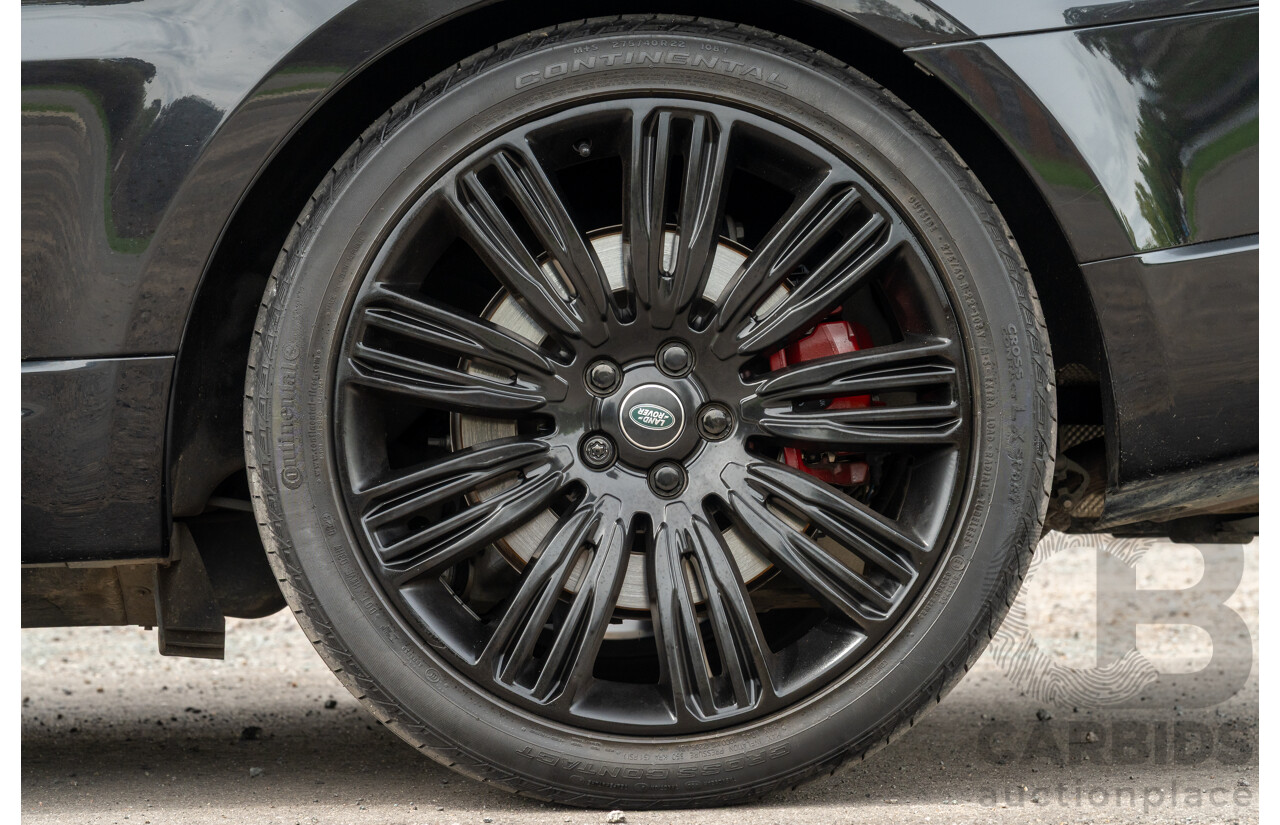 08/2019 Land Rover Range Rover Sport HSE Dynamic V8 SC (AWD) LW MY19.5 4d Wagon Ultimate Black Supercharged V8 5.0L