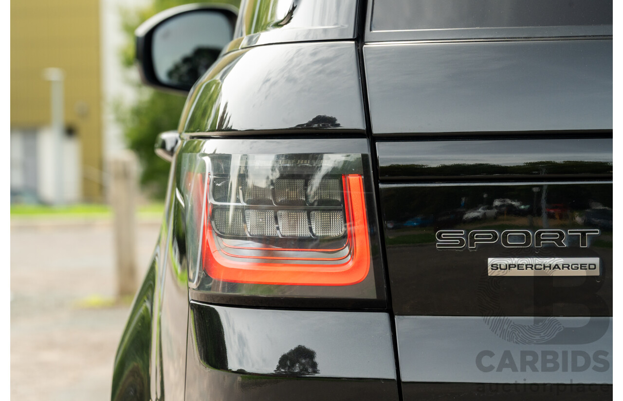 08/2019 Land Rover Range Rover Sport HSE Dynamic V8 SC (AWD) LW MY19.5 4d Wagon Ultimate Black Supercharged V8 5.0L