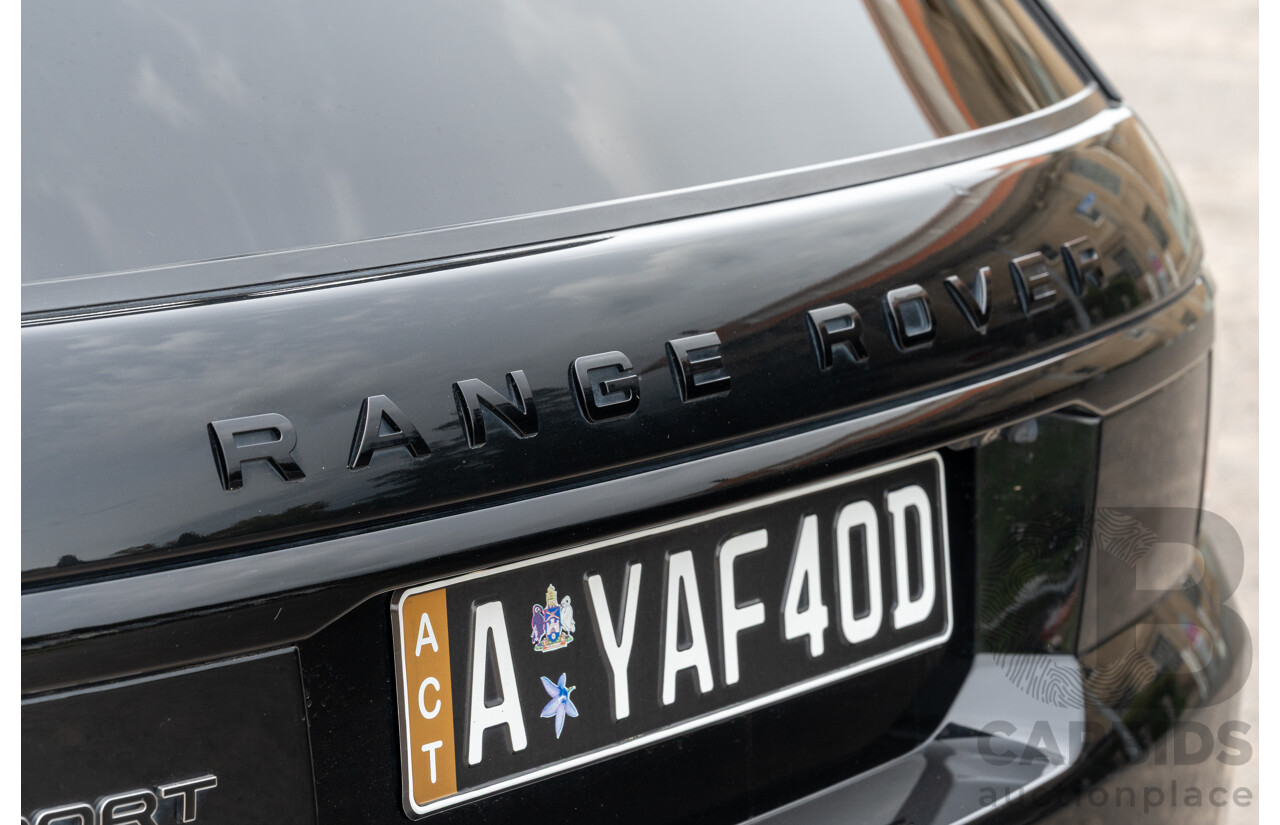 08/2019 Land Rover Range Rover Sport HSE Dynamic V8 SC (AWD) LW MY19.5 4d Wagon Ultimate Black Supercharged V8 5.0L