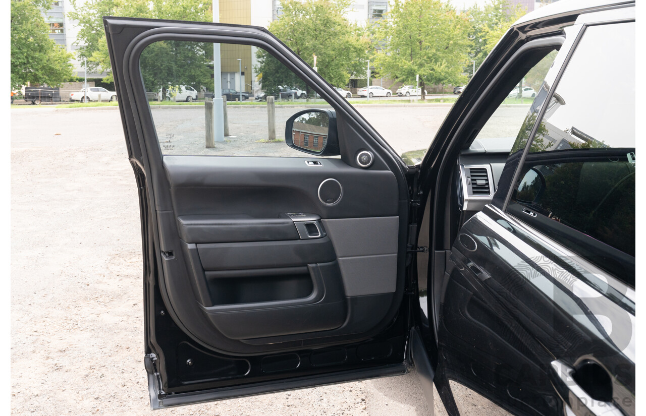 08/2019 Land Rover Range Rover Sport HSE Dynamic V8 SC (AWD) LW MY19.5 4d Wagon Ultimate Black Supercharged V8 5.0L