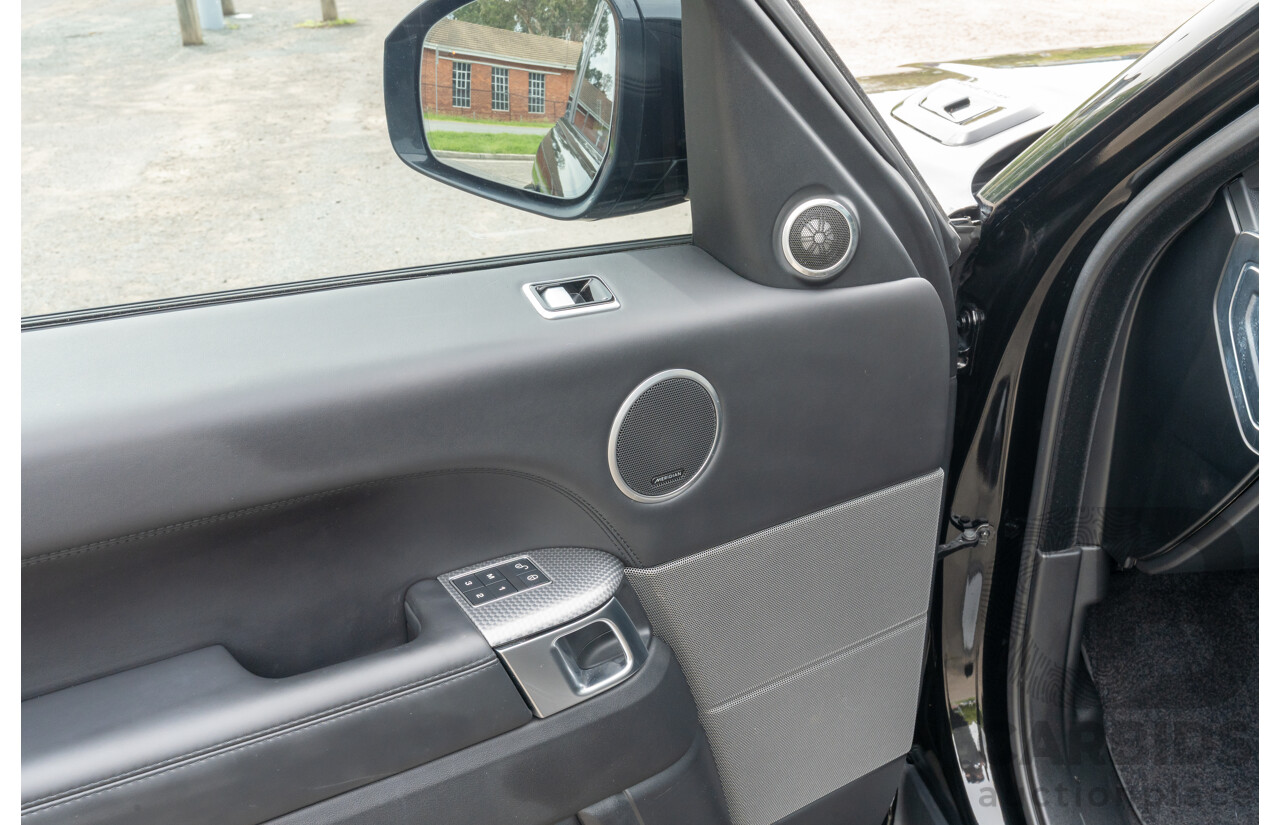 08/2019 Land Rover Range Rover Sport HSE Dynamic V8 SC (AWD) LW MY19.5 4d Wagon Ultimate Black Supercharged V8 5.0L