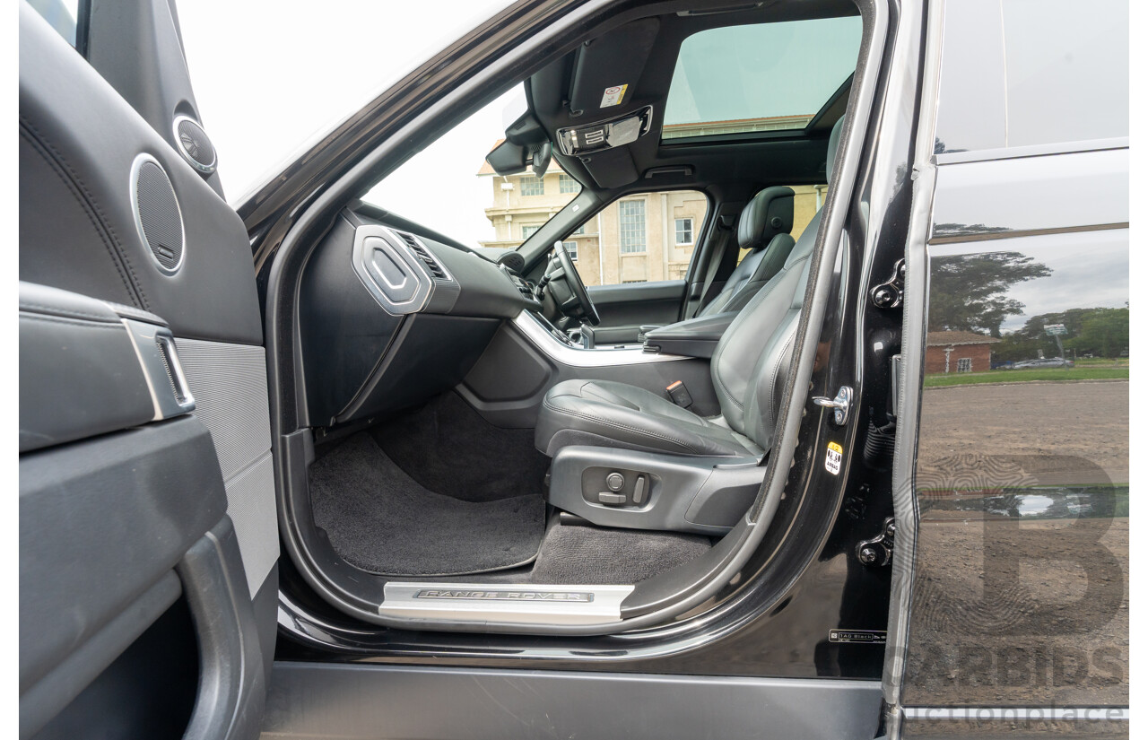 08/2019 Land Rover Range Rover Sport HSE Dynamic V8 SC (AWD) LW MY19.5 4d Wagon Ultimate Black Supercharged V8 5.0L