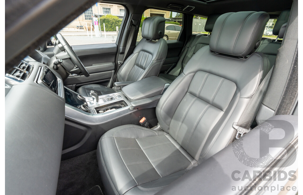 08/2019 Land Rover Range Rover Sport HSE Dynamic V8 SC (AWD) LW MY19.5 4d Wagon Ultimate Black Supercharged V8 5.0L