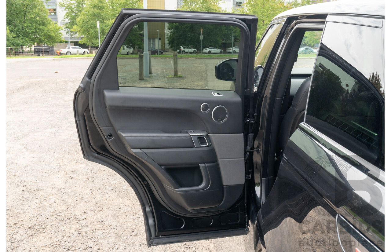 08/2019 Land Rover Range Rover Sport HSE Dynamic V8 SC (AWD) LW MY19.5 4d Wagon Ultimate Black Supercharged V8 5.0L