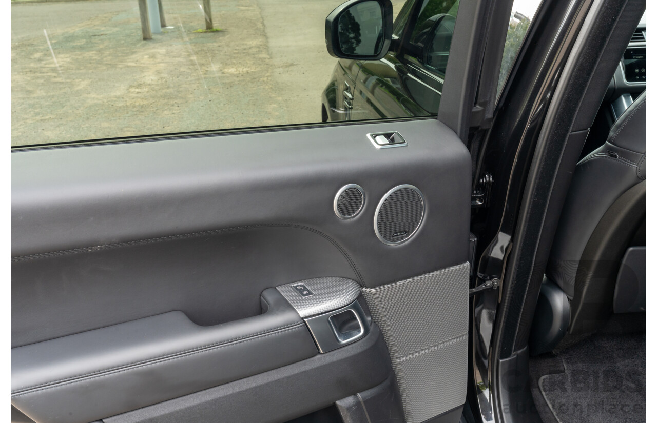 08/2019 Land Rover Range Rover Sport HSE Dynamic V8 SC (AWD) LW MY19.5 4d Wagon Ultimate Black Supercharged V8 5.0L