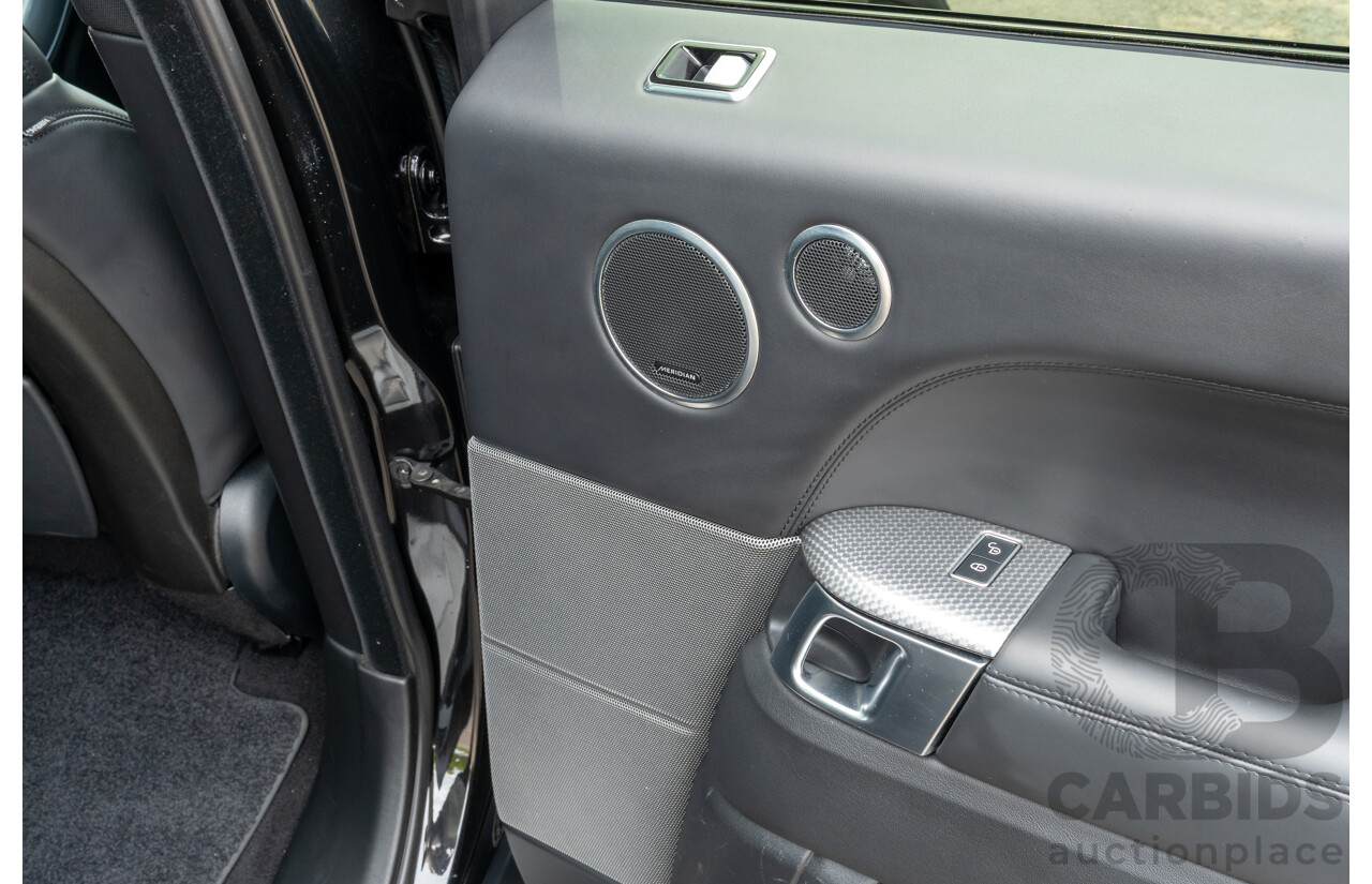 08/2019 Land Rover Range Rover Sport HSE Dynamic V8 SC (AWD) LW MY19.5 4d Wagon Ultimate Black Supercharged V8 5.0L