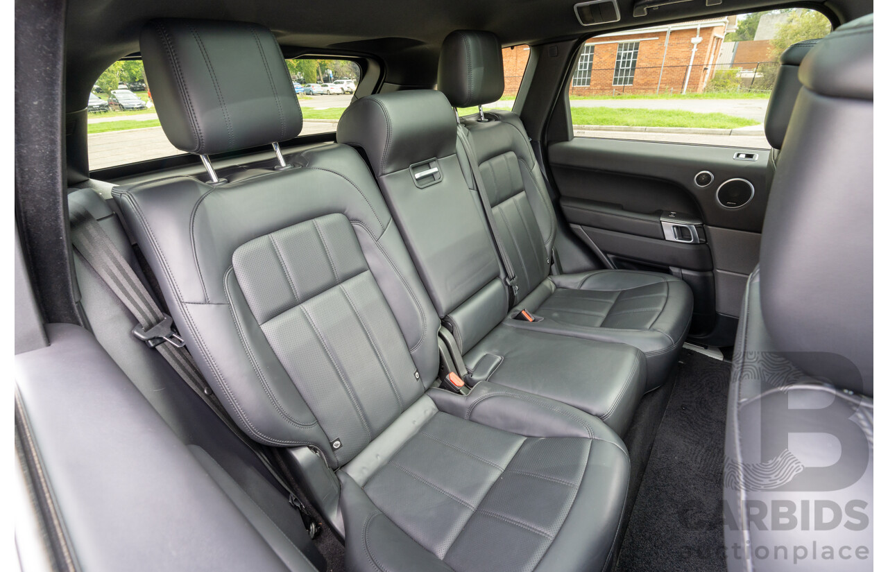 08/2019 Land Rover Range Rover Sport HSE Dynamic V8 SC (AWD) LW MY19.5 4d Wagon Ultimate Black Supercharged V8 5.0L