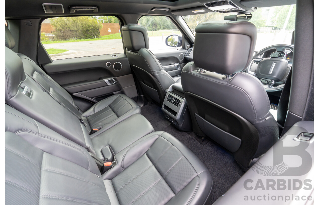 08/2019 Land Rover Range Rover Sport HSE Dynamic V8 SC (AWD) LW MY19.5 4d Wagon Ultimate Black Supercharged V8 5.0L