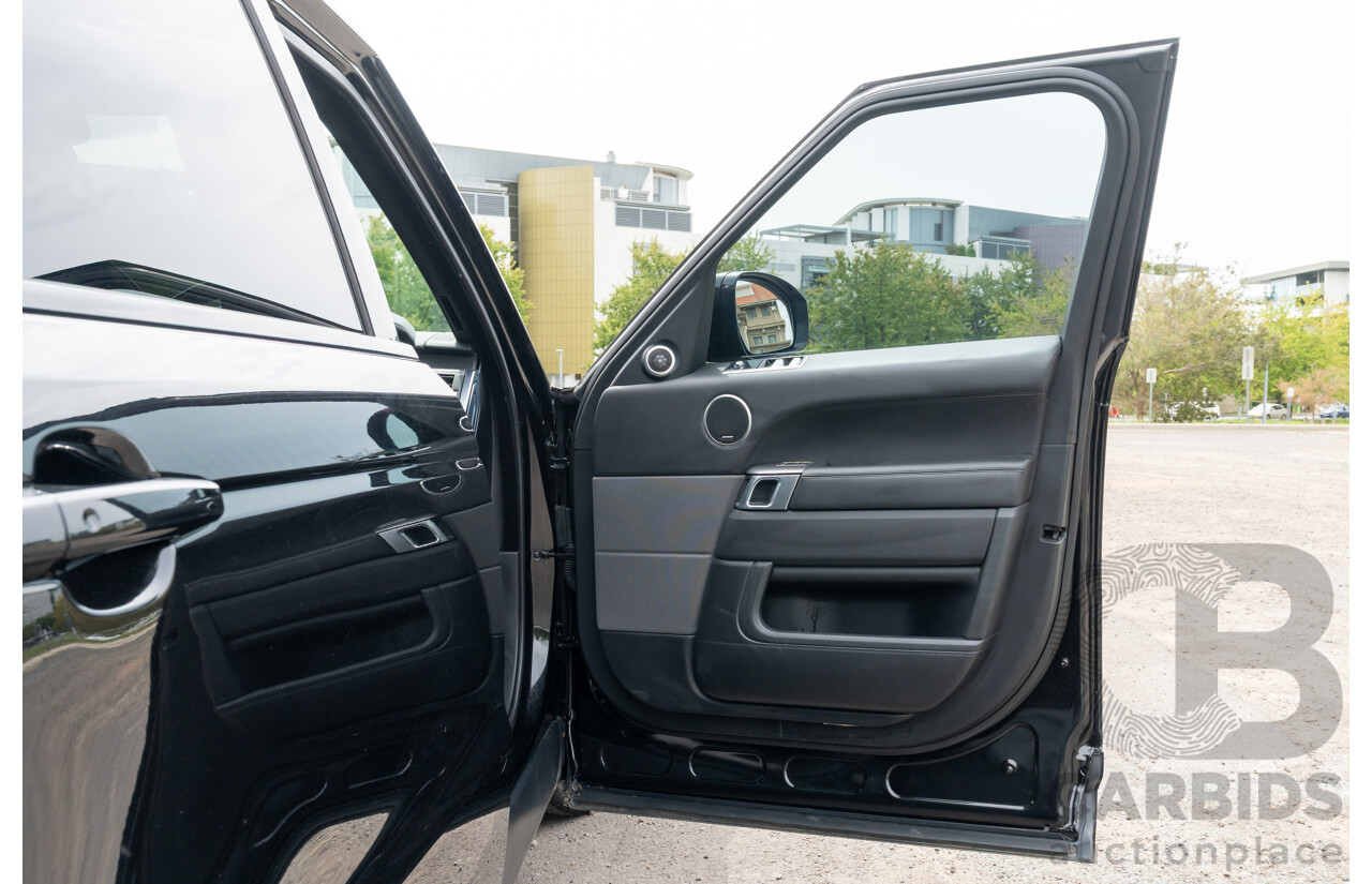 08/2019 Land Rover Range Rover Sport HSE Dynamic V8 SC (AWD) LW MY19.5 4d Wagon Ultimate Black Supercharged V8 5.0L