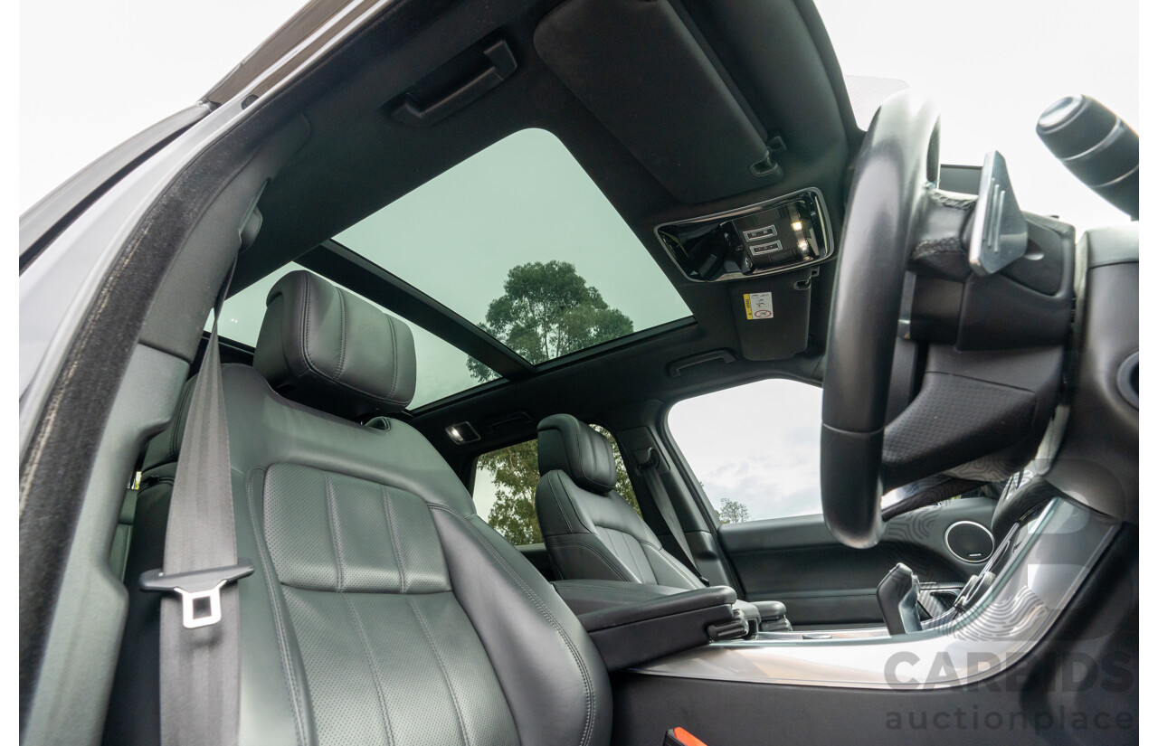08/2019 Land Rover Range Rover Sport HSE Dynamic V8 SC (AWD) LW MY19.5 4d Wagon Ultimate Black Supercharged V8 5.0L