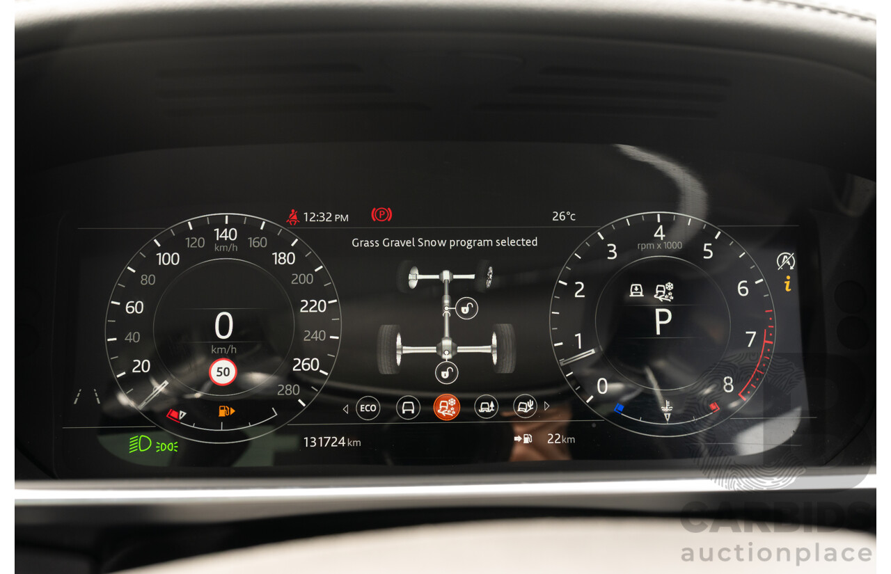 08/2019 Land Rover Range Rover Sport HSE Dynamic V8 SC (AWD) LW MY19.5 4d Wagon Ultimate Black Supercharged V8 5.0L