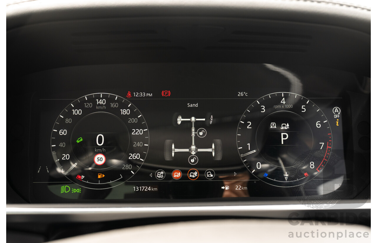 08/2019 Land Rover Range Rover Sport HSE Dynamic V8 SC (AWD) LW MY19.5 4d Wagon Ultimate Black Supercharged V8 5.0L