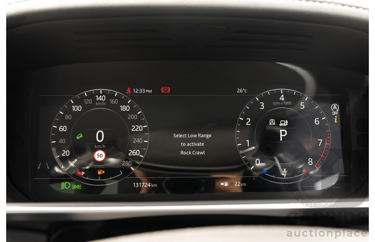 08/2019 Land Rover Range Rover Sport HSE Dynamic V8 SC (AWD) LW MY19.5 4d Wagon Ultimate Black Supercharged V8 5.0L