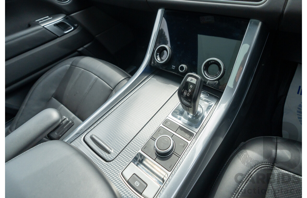 08/2019 Land Rover Range Rover Sport HSE Dynamic V8 SC (AWD) LW MY19.5 4d Wagon Ultimate Black Supercharged V8 5.0L