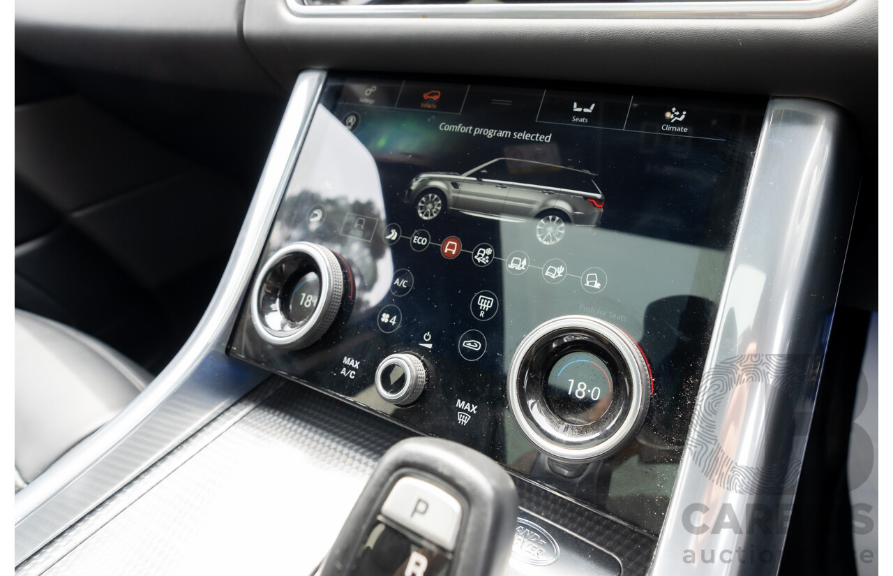 08/2019 Land Rover Range Rover Sport HSE Dynamic V8 SC (AWD) LW MY19.5 4d Wagon Ultimate Black Supercharged V8 5.0L