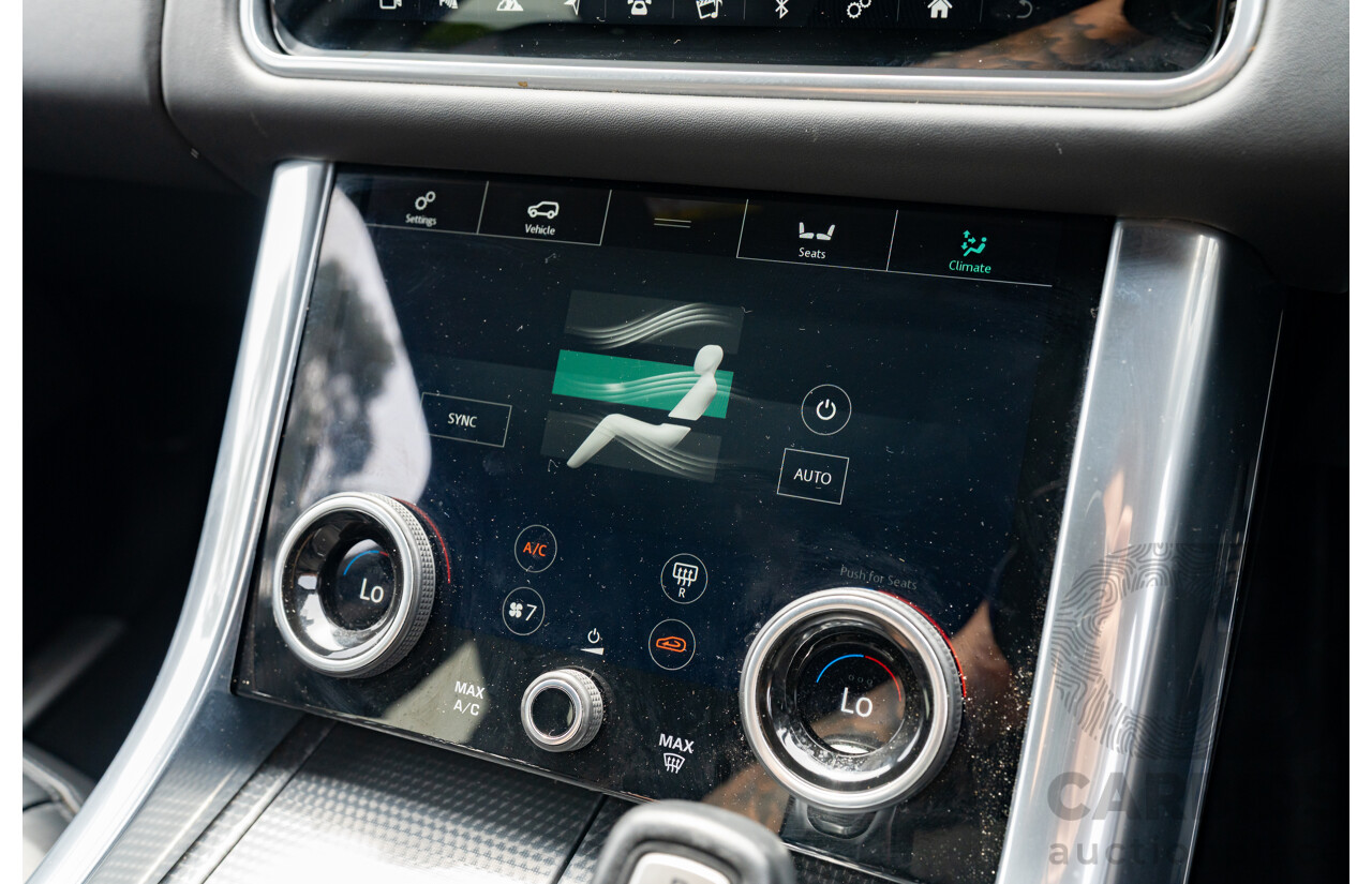 08/2019 Land Rover Range Rover Sport HSE Dynamic V8 SC (AWD) LW MY19.5 4d Wagon Ultimate Black Supercharged V8 5.0L